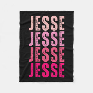 Jesse Personalisiert Name I Liebe Jesse Vintag Fleecedecke