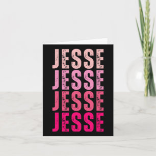 Jesse Personalisiert Name I Liebe Jesse Vintag Karte
