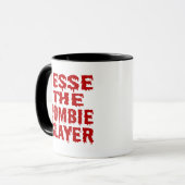 Jesse The Zombie Slayer Tasse (Vorderseite Links)