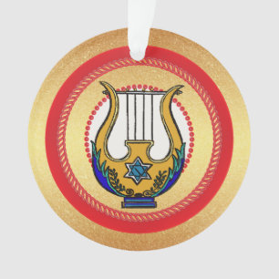 Jesse Tree David's Harp Day 13 Ornament