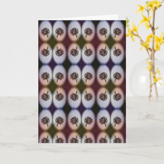 Jesse Tree Falted Sessing-Grußkarte Karte (Gelbe Blume)