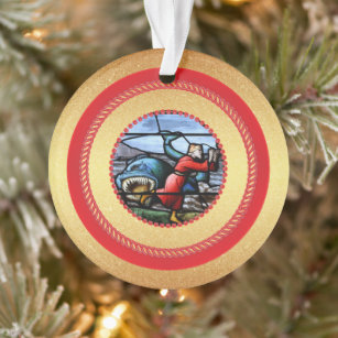 Jesse Tree Jonah and Whale Day 17 Ornament