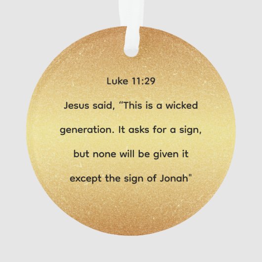 Jesse Tree Jonah and Whale Day 17 Ornament (Rückseite)