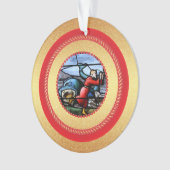 Jesse Tree Jonah and Whale Day 17 Ornament (Vorderseite)