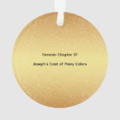 Jesse Tree Josephs Coat Ornament (Rückseite)