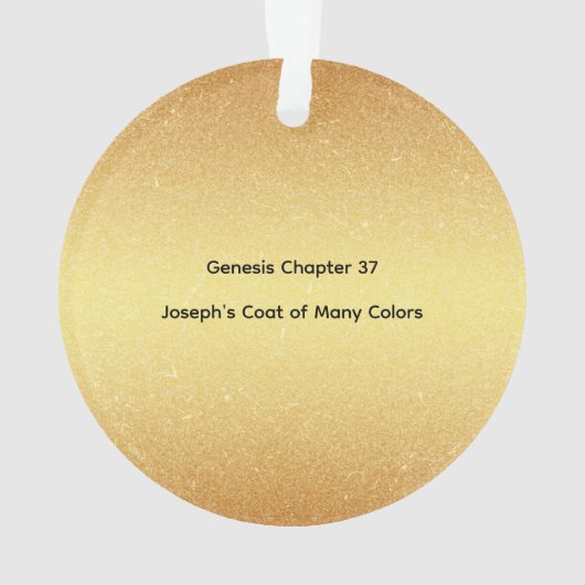 Jesse Tree Josephs Coat Ornament (Rückseite)