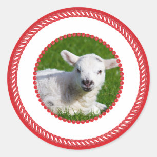 Jesse Tree Lamb Sticker