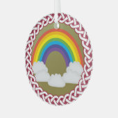 Jesse Tree Rainbow Ornament Aus Glas (Vorderseite links)