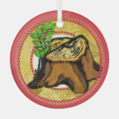 Jesse Tree 'Root of Jesse' 2 Ornament Aus Glas (Vorderseite)