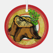 Jesse Tree 'Root of Jesse' 2 Ornament Aus Glas (Rückseite)