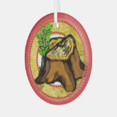 Jesse Tree 'Root of Jesse' 2 Ornament Aus Glas (Vorderseite links)