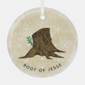 Jesse Tree 'Root of Jesse' Ornament Aus Glas (Vorderseite)