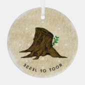 Jesse Tree 'Root of Jesse' Ornament Aus Glas (Rückseite)