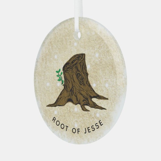 Jesse Tree 'Root of Jesse' Ornament Aus Glas (Vorderseite links)