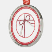 Jesse Tree Scarlet Cord Ornament #1 (Links)