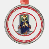 Jesse Tree Scepter Ornament #1 Aus Metall (Vorne)