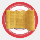 Jesse Tree Scroll Sticker (Vorderseite)