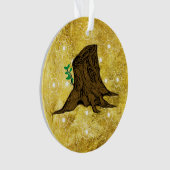 Jesse Tree Sprouting Stump Ornament (Vorderseite)