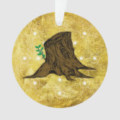 Jesse Tree Sprouting Stump Ornament (Vorderseite)
