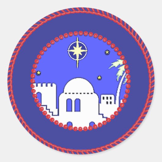 Jesse Tree Town of Bethlehem Sticker (Vorderseite)