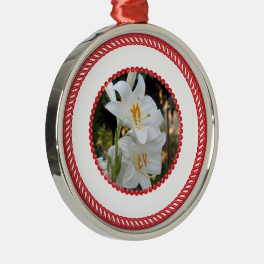 Jesse Tree White Lily Ornament #1 (Rechts)