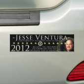 Jesse Ventura 2012 Autoaufkleber - Schwarzes (Auf Auto)