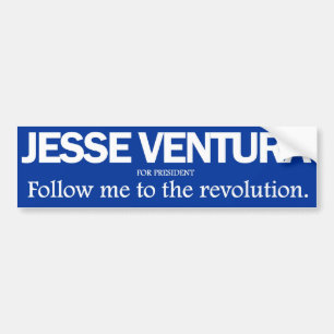 Jesse Ventura - Follow-me zum Autoaufkleber