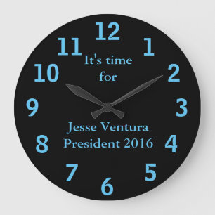 Jesse Ventura For President 2016 Große Wanduhr
