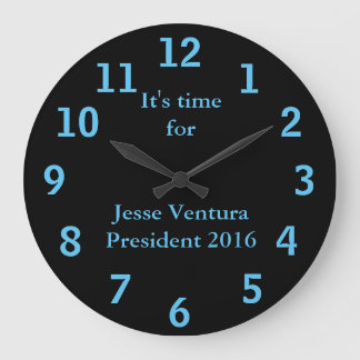 Jesse Ventura für Präsident 2016 Große Wanduhr