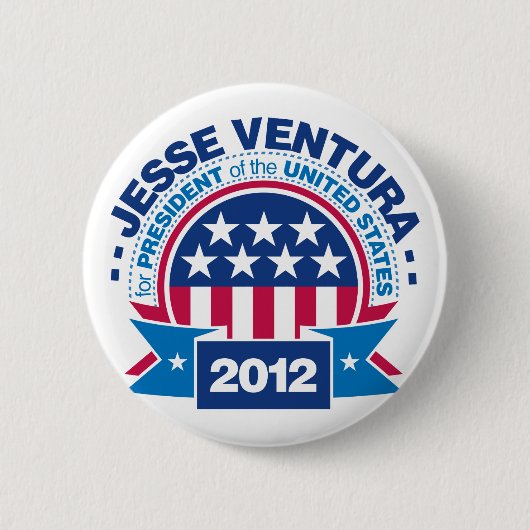 Jesse Ventura für Präsidenten 2012 Button (Vorderseite)