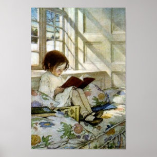Jesse Willcox Smith's "Books in Winter" Poster