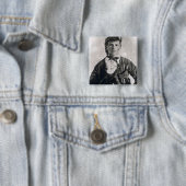 Jesse Woodson James (b/w Foto) Button (Beispiel)
