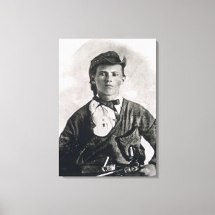 Jesse Woodson James (b/w Foto) Leinwanddruck