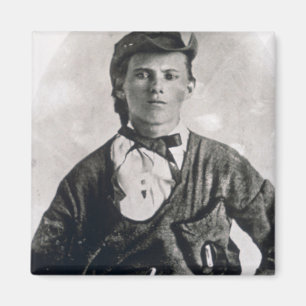 Jesse Woodson James (b/w Foto) Magnet