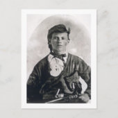 Jesse Woodson James (b/w Foto) Postkarte (Vorderseite)