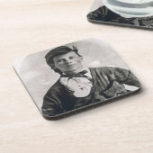 Jesse Woodson James (b/w Foto) Untersetzer (Linke Seite)