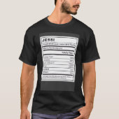 Jessi-Informationen und unbestrittene Fakten T-Shirt (Vorderseite)