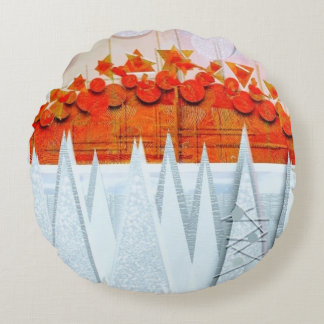 JESSICA ANNE FRANK "WINTER"  RUNDES KISSEN