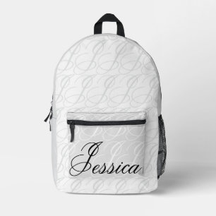 Jessica Benutzerdefinierter Name Elegant Skript Sc Bedruckter Rucksack