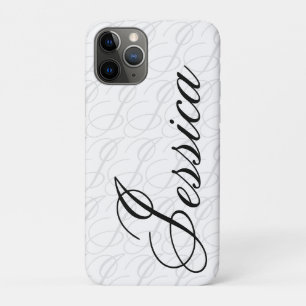 Jessica Benutzerdefinierter Name Elegant Skript Sc Case-Mate iPhone Hülle