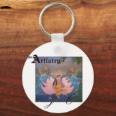 Jessica Cruz Ankgor Wat Beauty Logo Schlüsselanhän Schlüsselanhänger (Vorderseite)