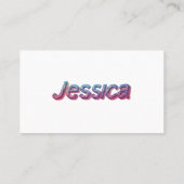 Jessica: Ein modernes Meisterwerk Visitenkarte (Rückseite)