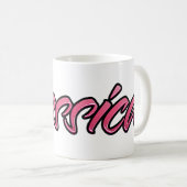 Jessica faded pink Tasse Teetasse Kaffeetasse (VorderseiteRechts)