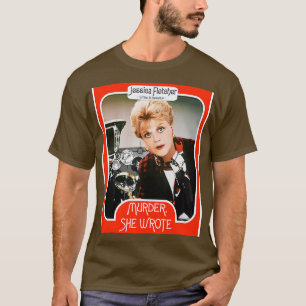 Jessica Fletcher Trading d Murder Sie schrieb Fan T-Shirt