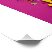 Jessica Happy Birthday" Poster (Ecke)