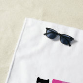 Jessica - Ich bin ein Gott der Zeit Strandtuch (Beispiel)