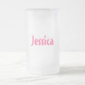 Jessica-Name Art-Mattierte Tasse (Mittel)
