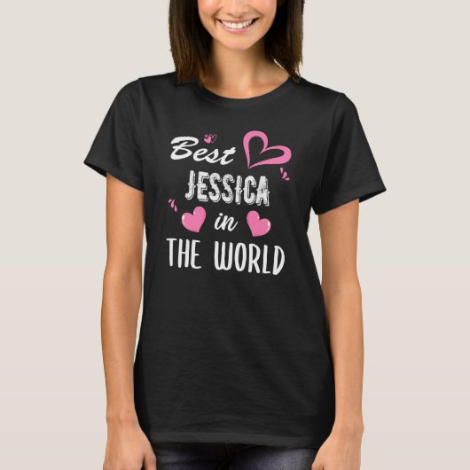 Jessica Name, Best Jessica in der Welt T-Shirt (Vorderseite)