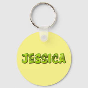 Jessica Name Kiwi Design Schlüsselanhänger