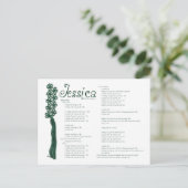 Jessica Postkarte (Stehend Vorderseite)
